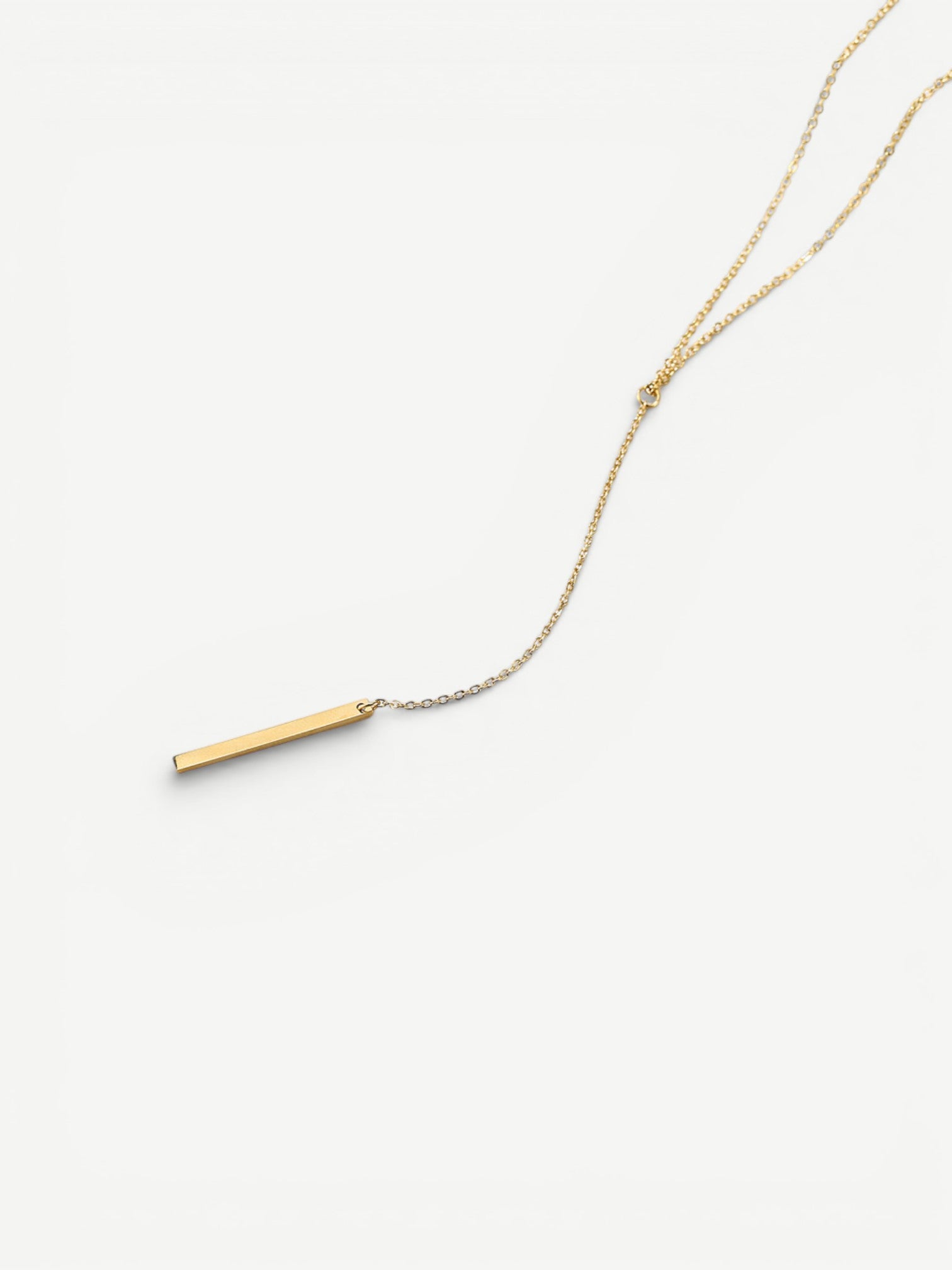 Bar Lariat necklace